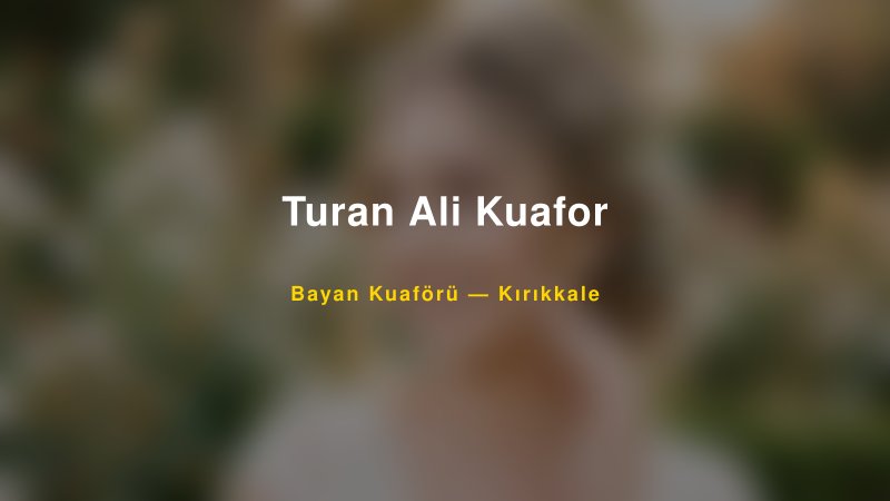 Turan Ali Kuafor — Kırıkkale Kır Düğünü Mekanı Rehberi